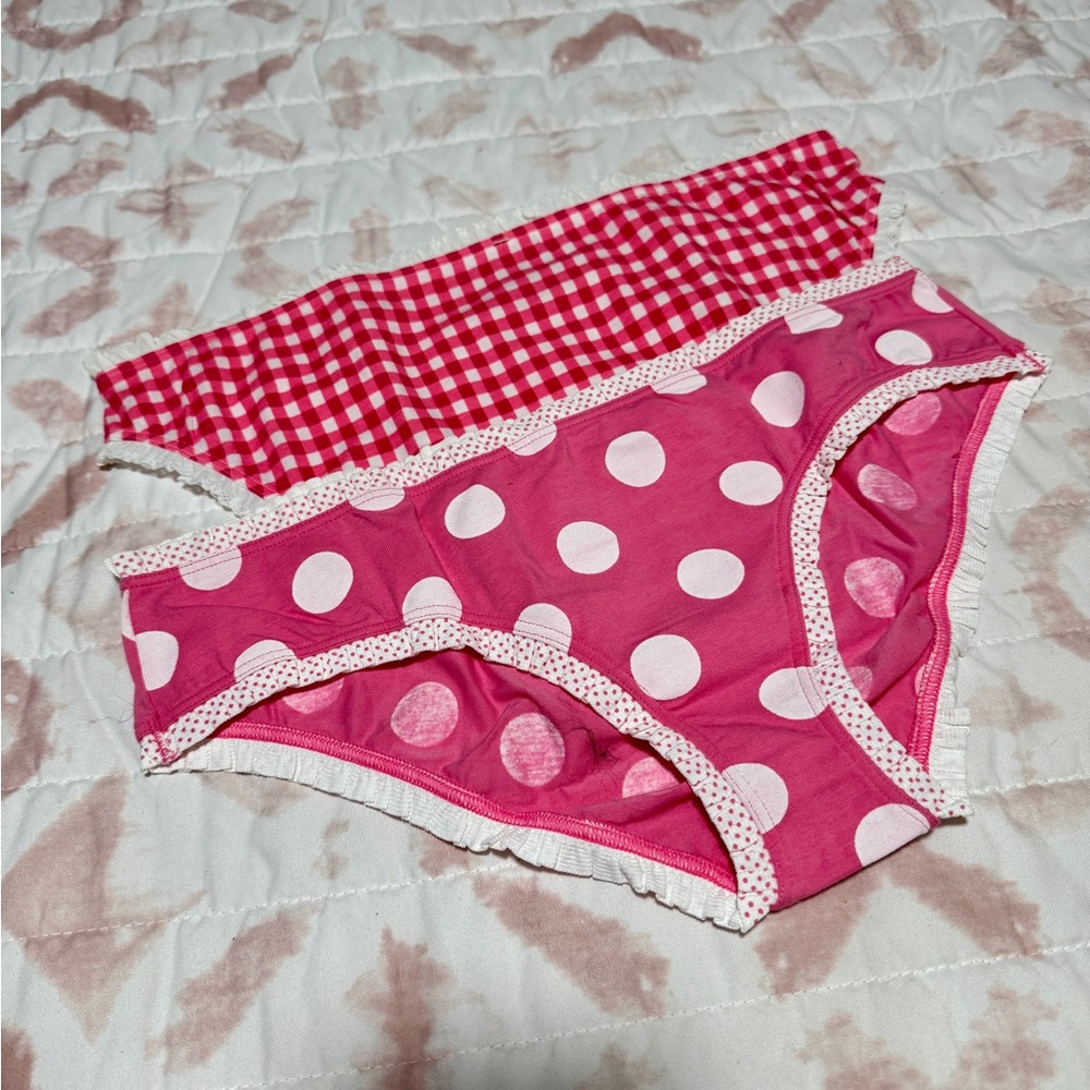 Victoria's Secret Pink Underwear with ruffles